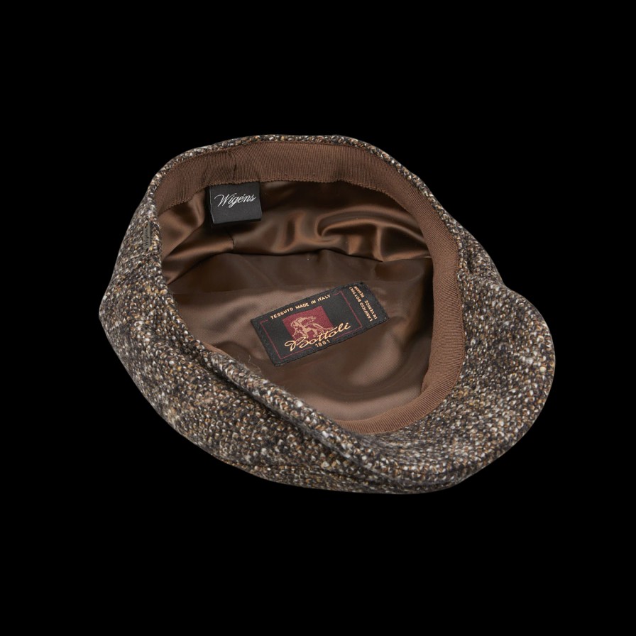 Wigéns Brown Melange Wool Ivy Contemporary Cap Online