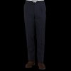 Baltzar Sartorial Navy Super 100'S Wool Pleated Suit Trousers Online