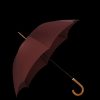 Fox Umbrellas Bordeaux Polished Maple Handle Umbrella New