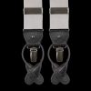 Albert Thurston Silver Nylon Black Leather 40 Mm Braces Best