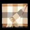 Johnstons Of Elgin Camel Ecru Natural Wool Cashmere Scarf Wholesale