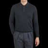 Gran Sasso Grey Pure Cashmere Polo Shirt Best