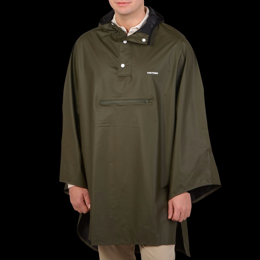 Tretorn Forest Green Rain Pu Anorak Wholesale