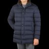 Herno Navy Blue Technical Nylon Polar Tech Jacket Wholesale