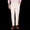 De Petrillo Dusty Beige Irish Linen Modello B Trousers Online