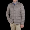 Herno Taupe Grey Legend Technical Down Jacket Hot