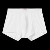 Derek Rose White Pima Cotton Stretch Boxer Briefs Hot