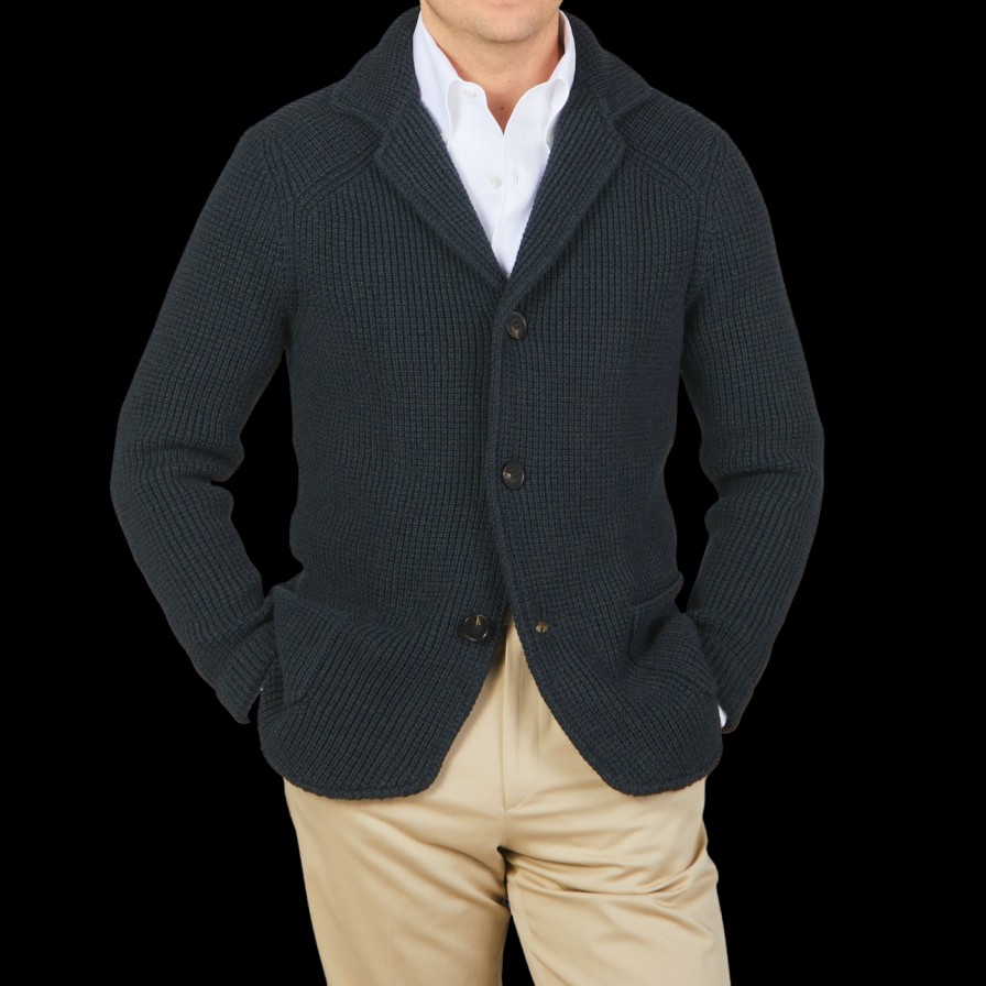 Maurizio Baldassari Green Blue Zegna Baruffa Wool Brenta Jacket Hot