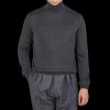 Gran Sasso Grey Extra Fine Merino Roll Neck Best