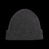 Amanda Christensen Dark Grey Ribbed Cashmere Beanie Wholesale