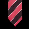 Dreaming Of Monday Muted Pink Regimental 7-Fold Wool Tie New