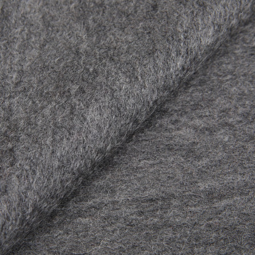 Yacaia Grey Superfine Merino Wool Scarf Online