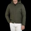 Save The Duck Green Technical Down Luke Hood Jacket Wholesale