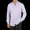 Stenströms Purple Cotton Twofold Fitted Body Shirt Hot