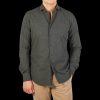 Xacus Green Washed Cotton Flannel Casual Shirt Best