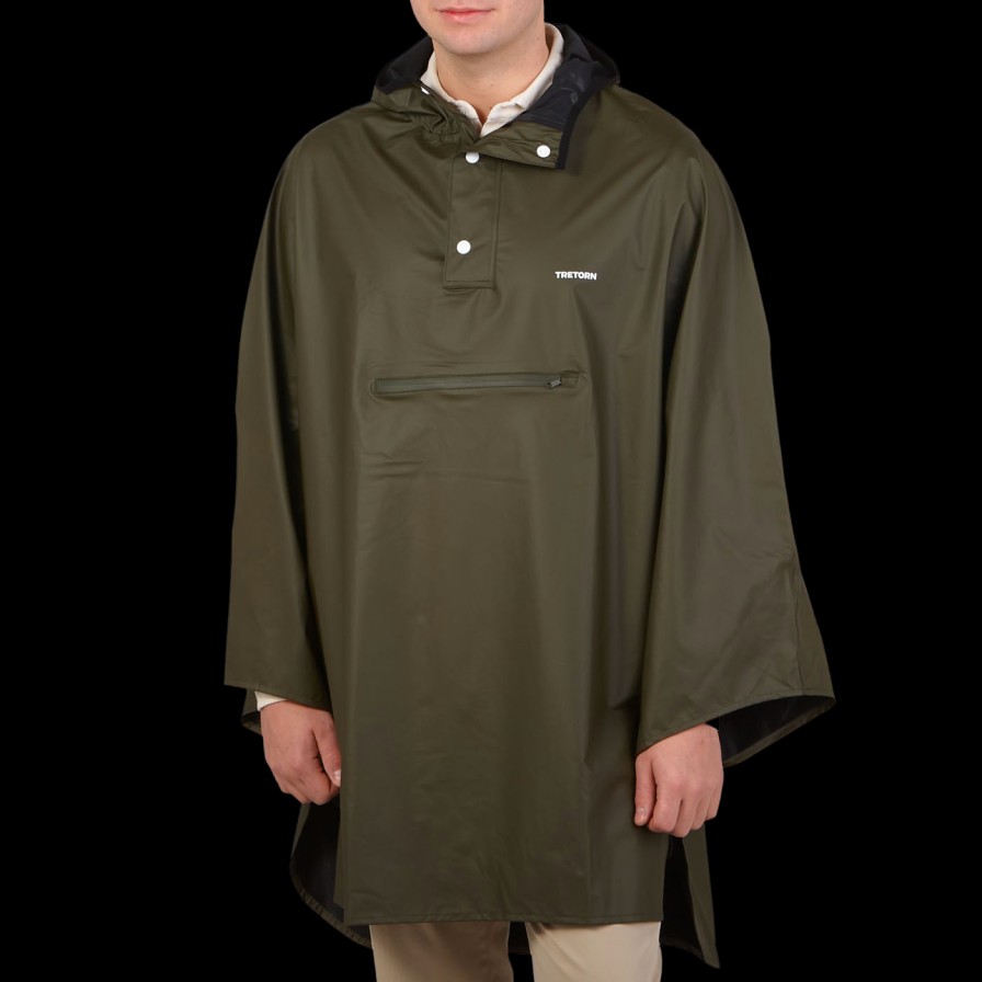 Tretorn Forest Green Rain Pu Anorak Online