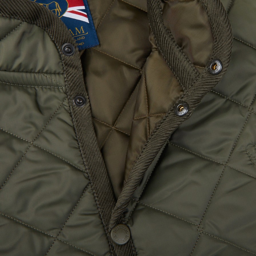 Lavenham Olive Green Mickfield Technical Gilet Best