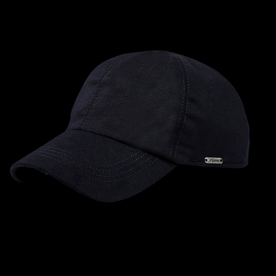 Wigéns Navy Loro Piana Cashmere Baseball Cap Online