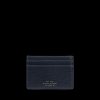 Smythson Navy Ludlow Leather Flat Card Holder Wholesale