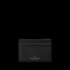 Smythson Black Ludlow Leather Flat Card Holder Best