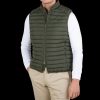 Save The Duck Dark Green Technical Down Leonard Nylon Gilet Online