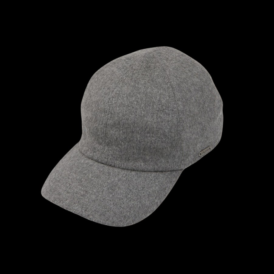 Wigéns Grey Loro Piana Cashmere Baseball Cap Clearance