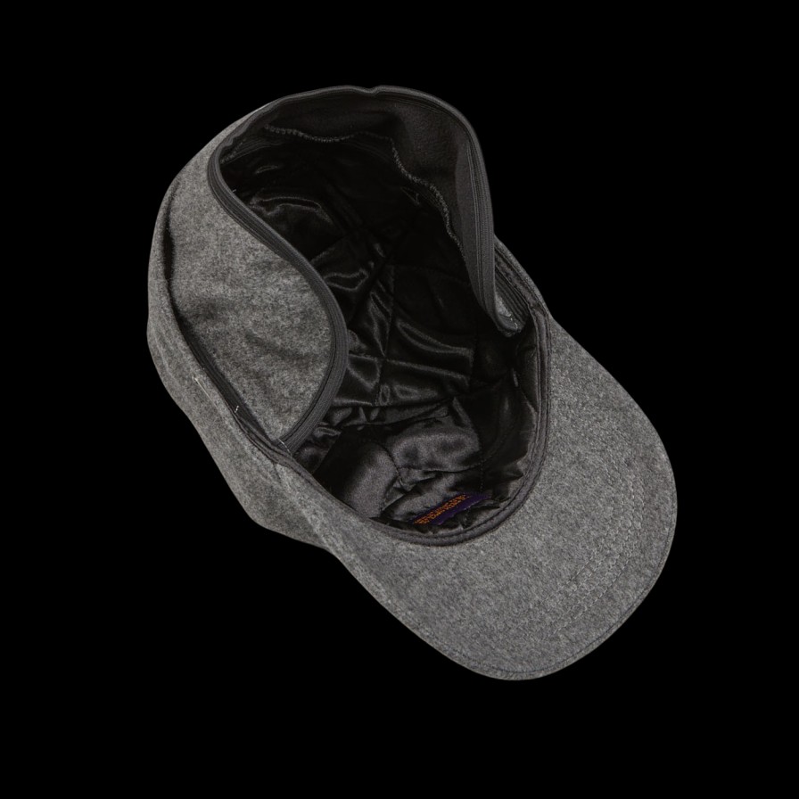 Wigéns Grey Loro Piana Cashmere Baseball Cap Clearance