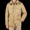 Aspesi Light Beige Nylon Padded Field Jacket Hot