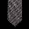 Dreaming Of Monday Grey Purple Houndstooth 7-Fold Cashmere Tie Best