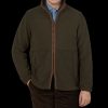 Alan Paine Moss Green Windblock Fleece Aylsham Jacket Online