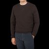 Sunspel Coffee Brown Cotton Loopback Sweatshirt Best