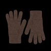 William Lockie Porcupine Brown Pure Cashmere Gloves New