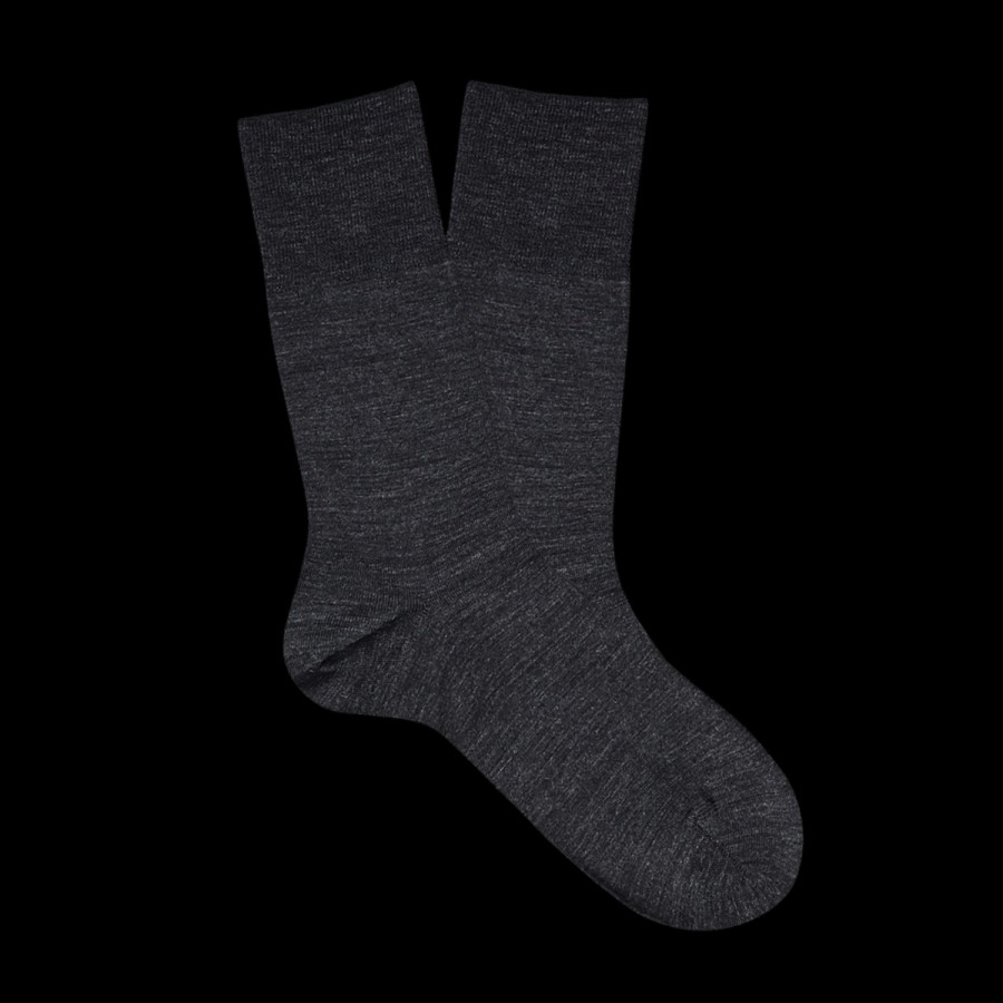 Falke Grey Airport Wool Cotton Socks Hot