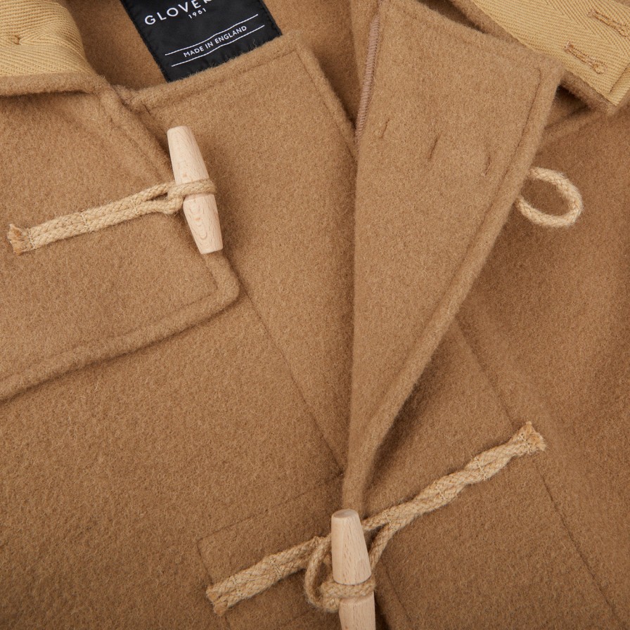 Gloverall Camel Wool Monty Duffel Coat Hot