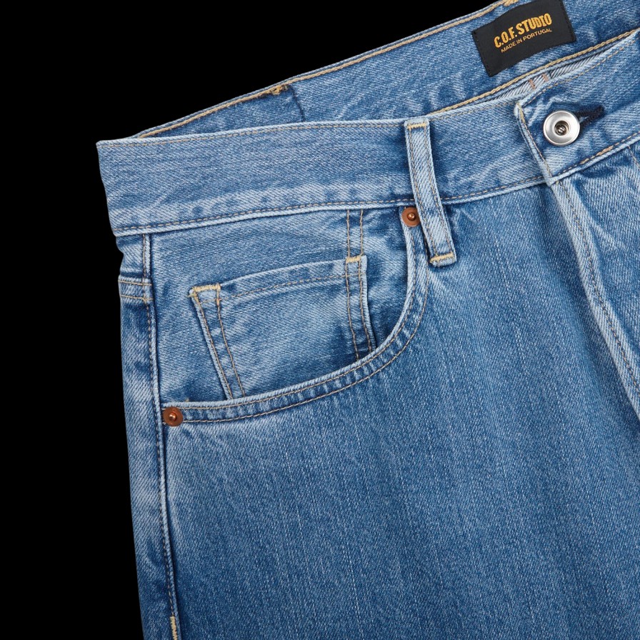 C.O.F Studio Blue Organic Kurioki Cotton M7 9X Jeans Online