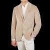 L.B.M. 1911 Light Beige Cotton Corduroy Blazer Hot