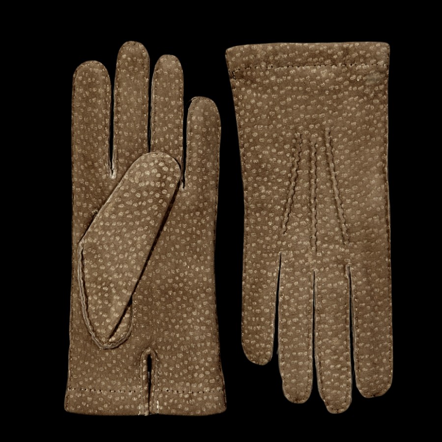 Hestra Camel Carpincho Handsewn Cashmere Gloves Online