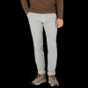 Berwich Light Grey Cotton Moleskin Chinos Hot