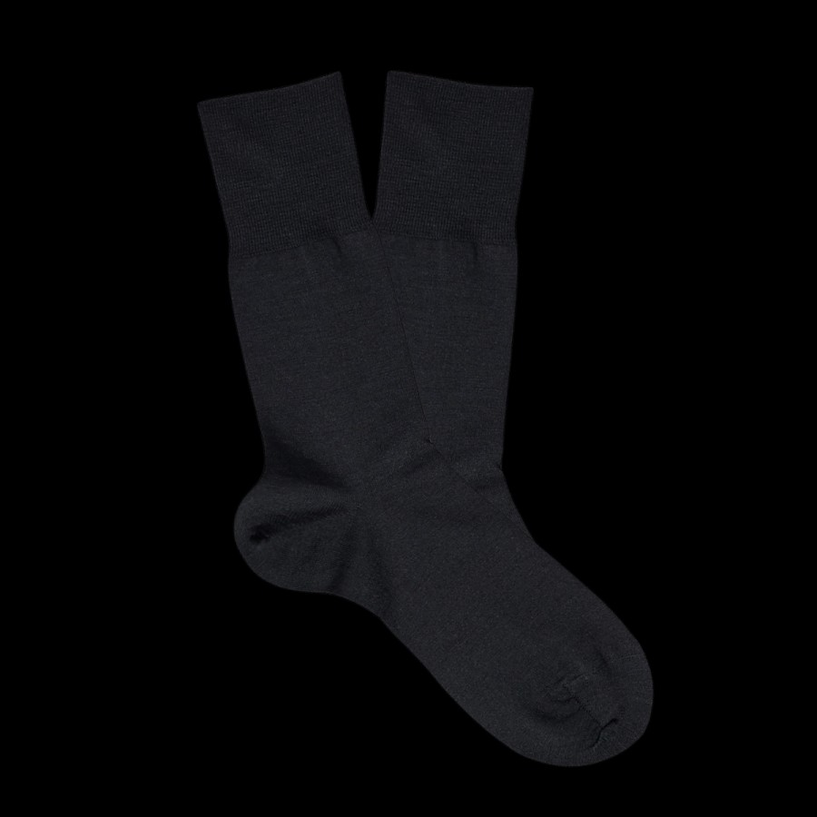 Falke Black Airport Wool Cotton Socks Hot