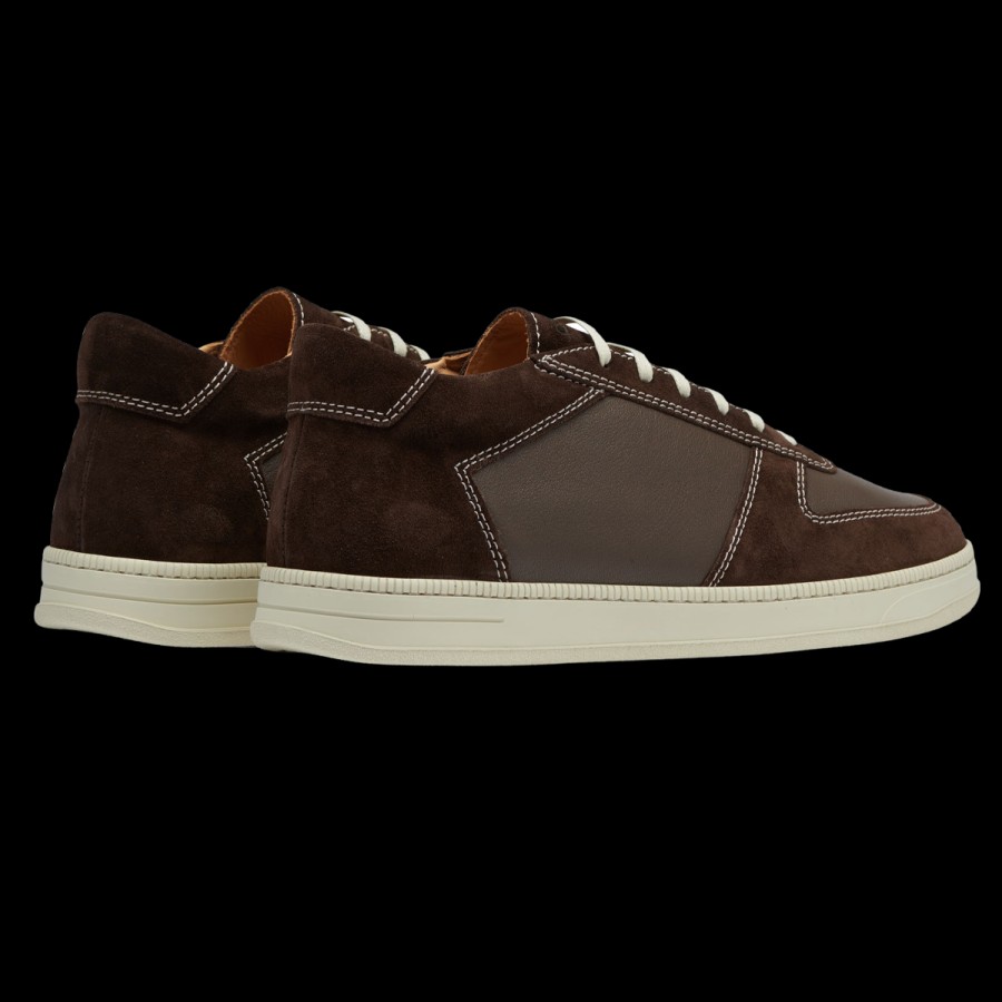 CQP Chocolate Brown Suede Leather Cingo Sneakers Best