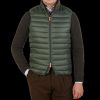 Save The Duck Racing Green Technical Down Adam Nylon Gilet Hot