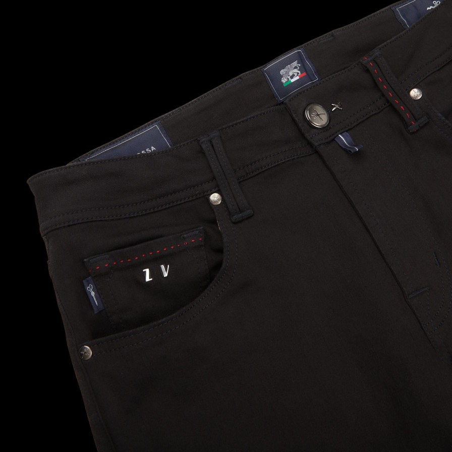 Tramarossa Black Super Stretch Michelangelo Jeans Clearance