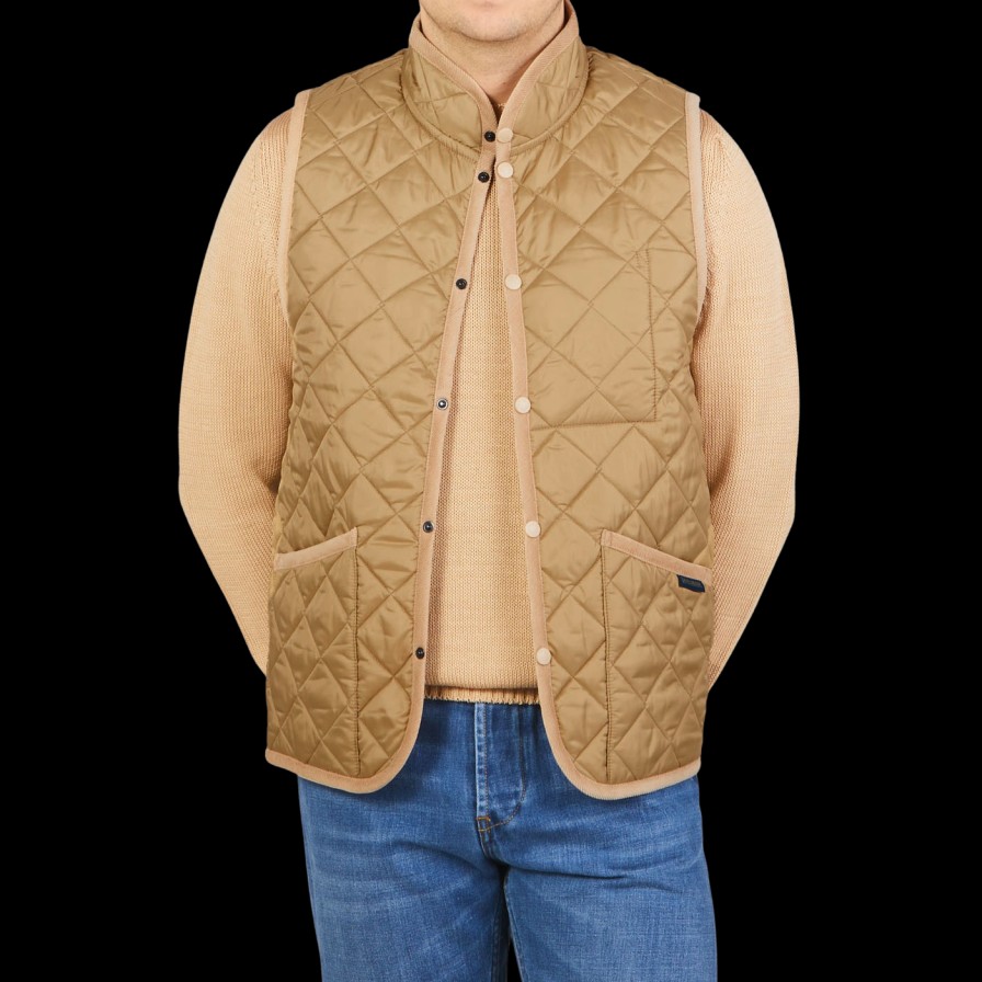 Lavenham Camel Beige Mickfield Technical Gilet Wholesale