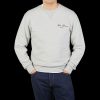 Tela Genova Grey Pure Cotton Benito Sweatshirt New