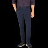 Incotex Navy Blue Cotton Stretch Slacks Chinos Wholesale