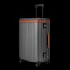 Carl Friedrik Polycarbonate Cognac Leather Check-In Luggage New