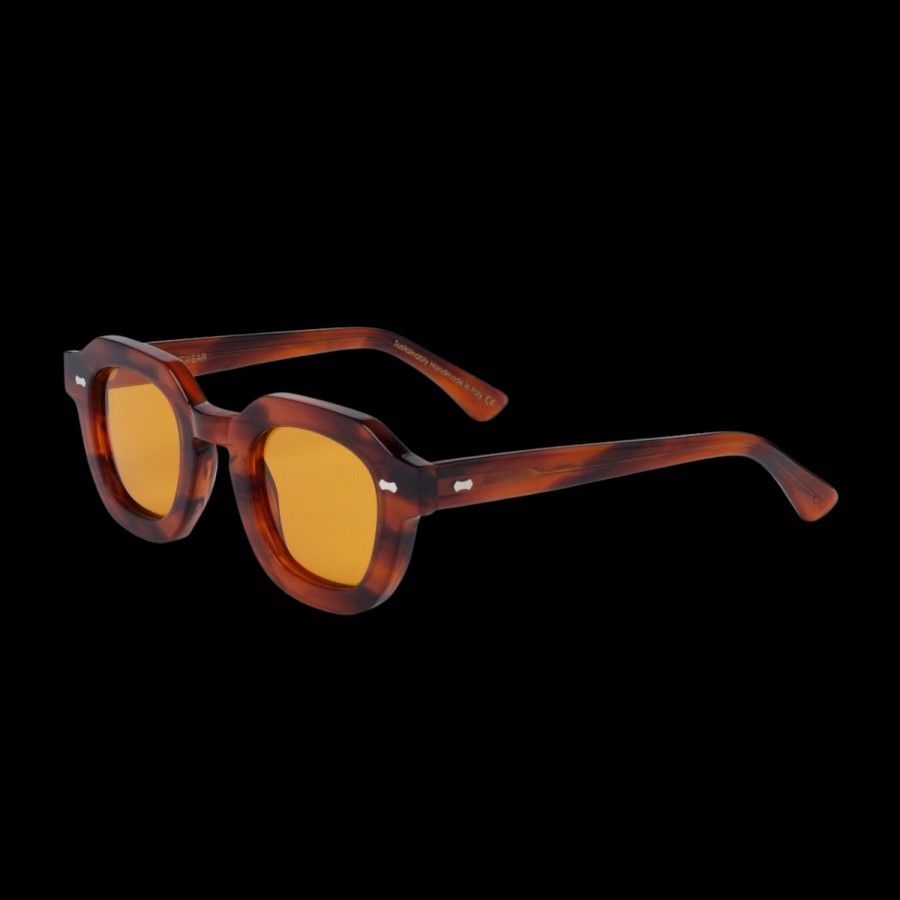 The Bespoke Dudes Juta Eco Havana Orange Lenses 46Mm Online