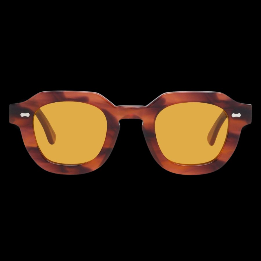 The Bespoke Dudes Juta Eco Havana Orange Lenses 46Mm Online