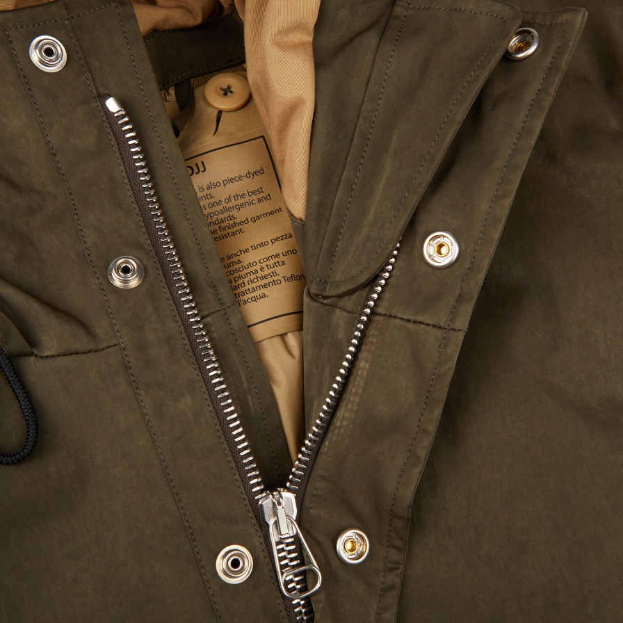 Ten C Dark Green Down Padded Core Parka Hot