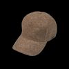 Wigéns Brown Wool Cotton Cashmere Baseball Cap Clearance